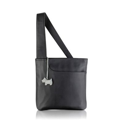 Small black leather 'Pocket Bag' cross body